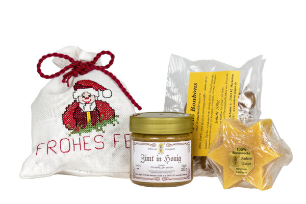 Geschenksäckchen Set "Weihnachtsmann"