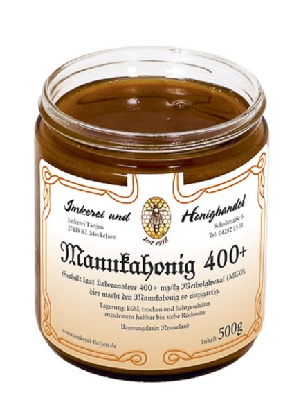 Manukahonig 500g - 400plus