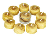 Bienenwachskerze "10 Teelichter & 1...